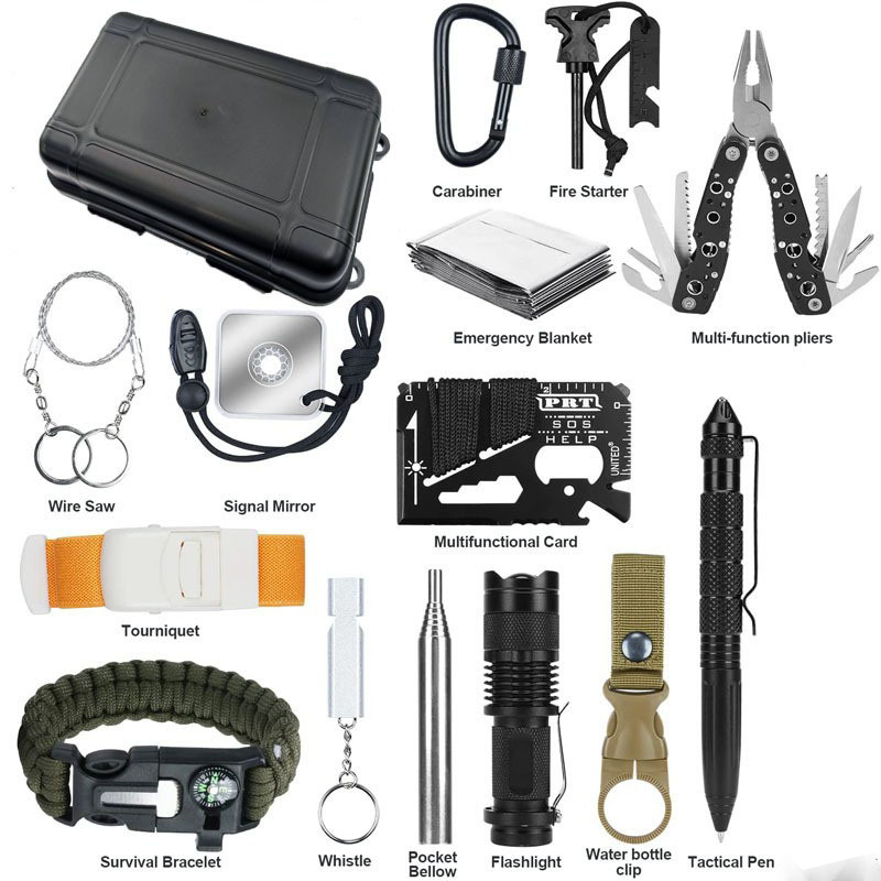 Outdoor Adventure Hunt - Kit di Sopravvivenza Hongrui DIY Compatto