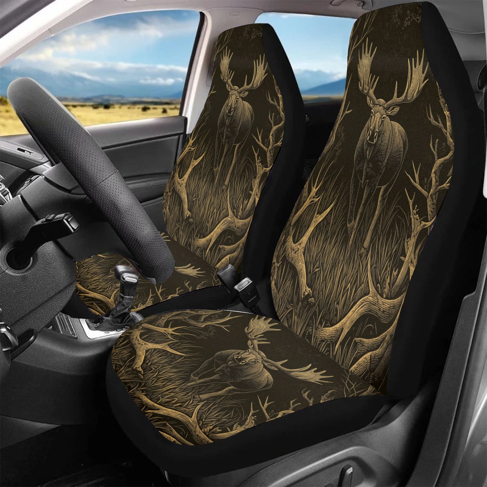 Outdoor Adventure Hunt - Coprisedili per auto con motivo a