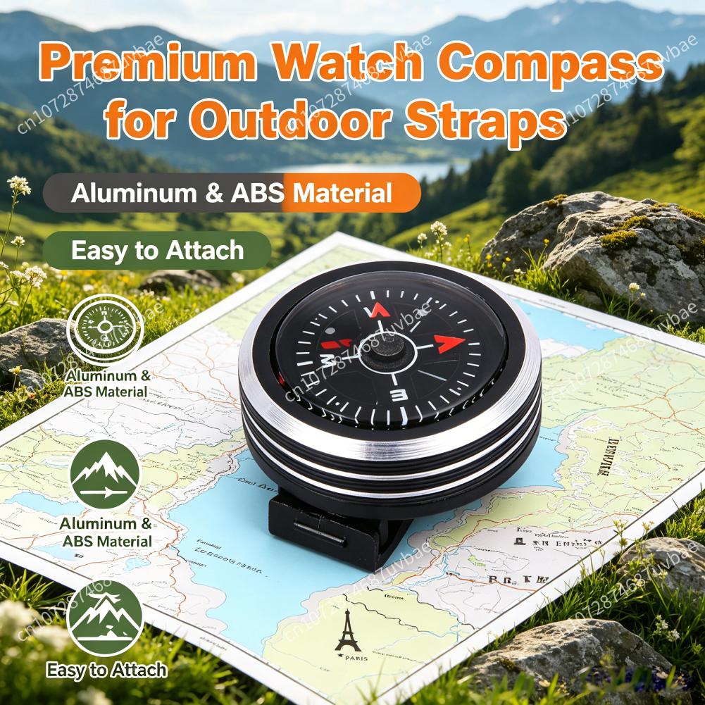Outdoor Adventure Guide - Bussola con cinturino staccabile di alta