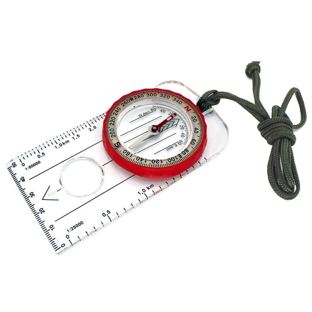 Outdoor Adventure Guide - Bussola Luminosa Antiurto per Avventure all'Aperto,