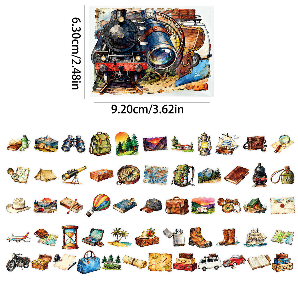 56 Adesivi PET per Viaggi e At - Outdoor Adventure Store recensione e prezzo