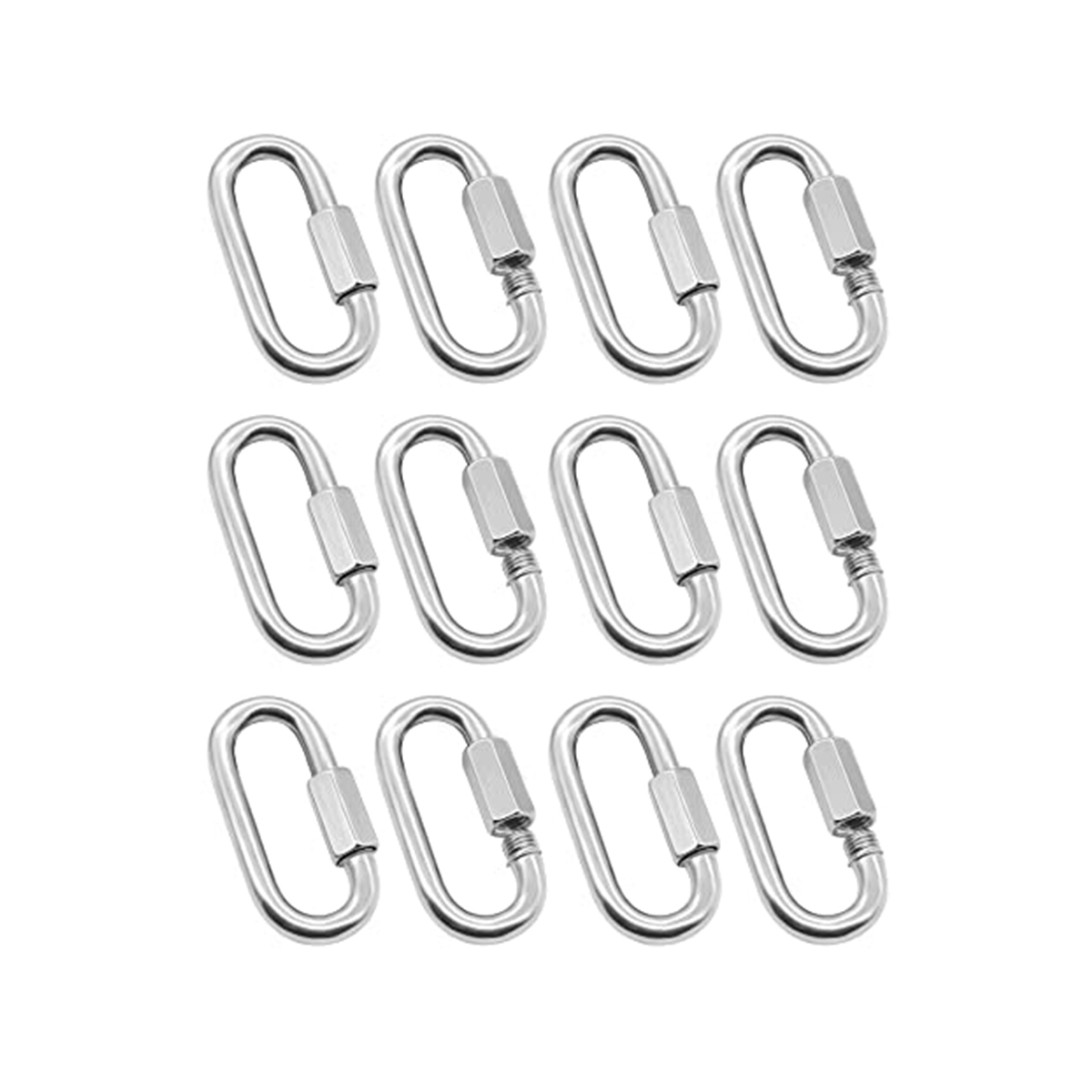 Confezione da 12 maglie a cate - Carabiner Locking D recensione e prezzo